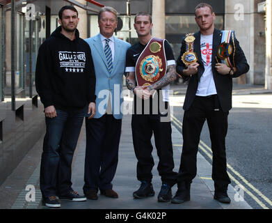 Boxing - Ricky Burns, George boschetti e Paul Smith Conferenza stampa - Planet Hollywood Foto Stock
