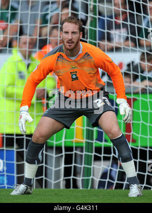 Calcio - Npower Football League Two - Burton Albion v Plymouth Argyle - Pirelli Stadium. Jake Cole, portiere di Plymouth Argyle Foto Stock