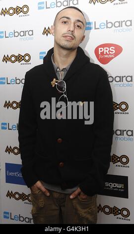 Mobo Awards 2011 - Glasgow. Adam Deason durante i MOBO Awards 2011, al SECC di Glasgow, G3 8YW. Foto Stock