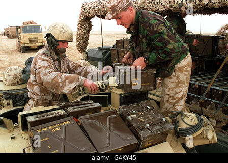 Guerra del Golfo/forniture ricevute Foto Stock