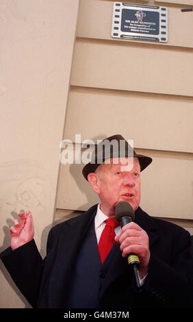 Alec Guinness/placca Foto Stock