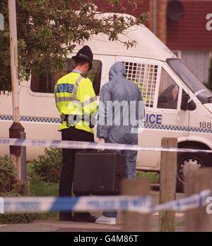 Chiodo bomba sospetta/forensic Foto Stock