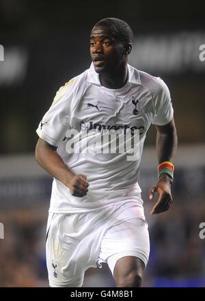Calcio - UEFA Europa League - Play offs - Second leg - Tottenham Hotspur v Heart of Midlothian - White Hart Lane. Sebastien Bassong, Tottenham Hotspur Foto Stock
