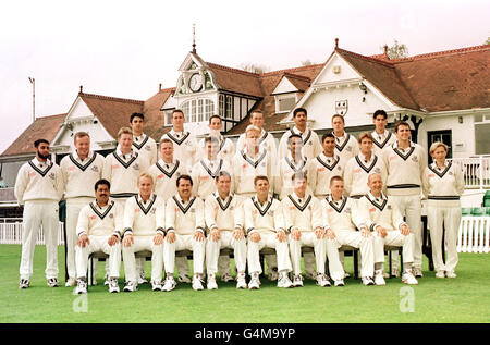 WORCESTERSHIRE C.C.. Worcestershire County Cricket Club Team Shot (Whites). Foto Stock