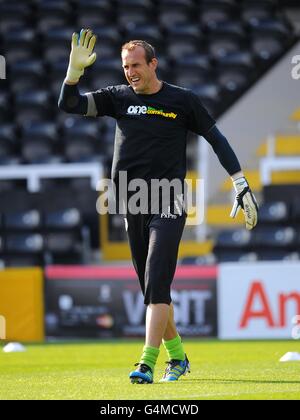 Calcio - Barclays Premier League - Fulham v Everton - Craven Cottage. Mark Schwarzer, portiere di Fulham Foto Stock