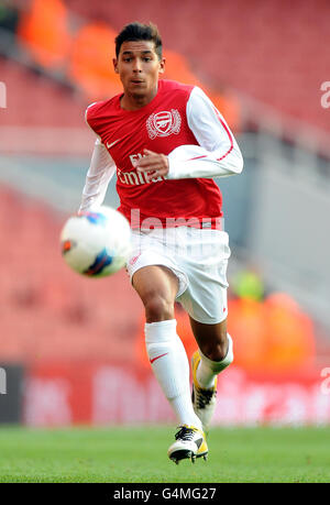 Calcio - under 18's friendly - Arsenal v Chelsea - Emirates Stadium. Ben Glasgow, Arsenal Foto Stock