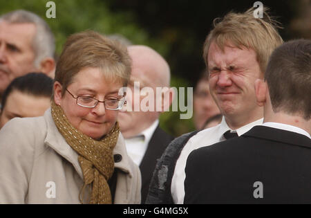 Helensburgh fire funerale Foto Stock