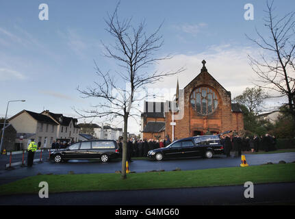 Helensburgh fire funerale Foto Stock