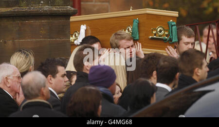 Helensburgh fire funerale Foto Stock