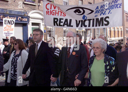 Ulster Marzo/protesta Foto Stock