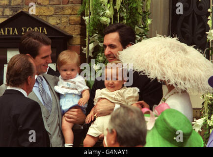 Greek Wedding/greco Princes Foto Stock