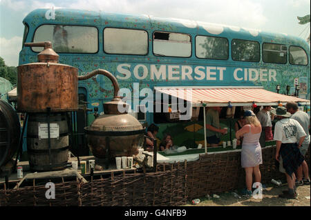 Glastonbury Festival 1999 Foto Stock