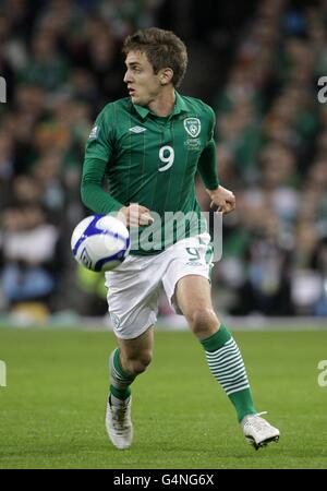 Calcio - UEFA Euro 2012 - Play-off - seconda tappa - Irlanda v Estonia - Aviva Stadium. Kevin Doyle, Irlanda Foto Stock