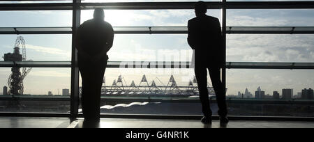 GV all'interno del negozio John Lewis di Westfield Stratford. Foto Stock