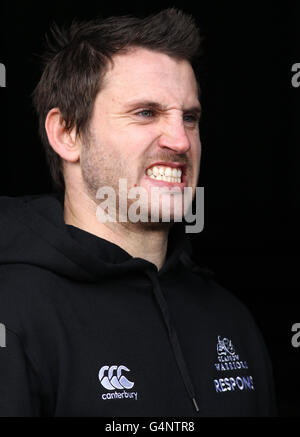 Tommy Seymour dei guerrieri di Glasgow durante il lancio della Coppa 1872 al Knockhill Racing Circuit, Dunfermline. PREMERE ASSOCIAZIONE foto. Data immagine: Giovedì 24 novembre 2011. Il credito fotografico dovrebbe essere: Andrew Milligan/PA Wire Foto Stock