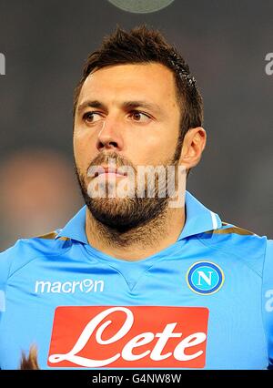 Calcio - UEFA Champions League - Gruppo A - Napoli / Manchester City - Stadio San Paolo. Andrea Dossena, Napoli Foto Stock