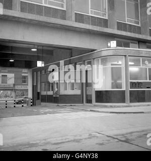 British Postal Service - guidare attraverso il Post Office - Leicester Foto Stock