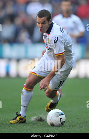 Calcio - Serie a - Genova v Lecce - comune Luigi Ferraris. Djamel Mesbah, Lecce Foto Stock