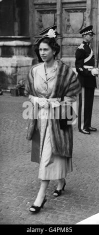 Royalty - Visconte Althorp e Miss Frances Roche Wedding - Abbazia di Westminster Foto Stock