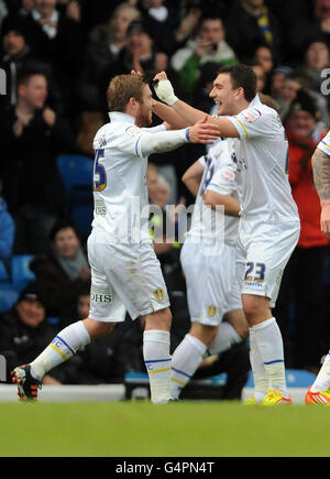 Calcio - npower Football League Championship - Leeds Millwall V - Elland Road Foto Stock