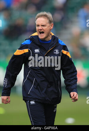 Rugby Union - Heineken Cup - Pool Three - Bath Rugby / Leinster Rugby - The Recreation Ground. Il capo allenatore di Leinster Rugby Joe Schmidt Foto Stock