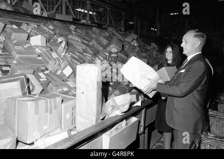 British Servizio postale - La Posta di Natale - Londra Foto Stock