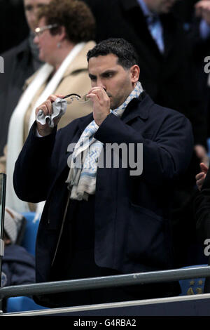 Calcio - Barclays Premier League - Manchester City / Stoke City - Etihad Stadium. Khaldoon al Mubarak, presidente della città di Manchester Foto Stock