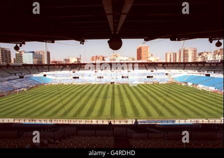 Calcio - European Cup Winners Cup - Semifinale - Prima tappa - Real Zaragoza v Chelsea Foto Stock