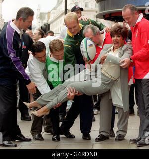 RUGBY U/World Cup lancio 2 Foto Stock