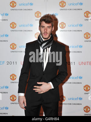 David De Gea di Manchester United arriva alla cena di gala "United for UNICEF" di Manchester a Old Trafford. Foto Stock