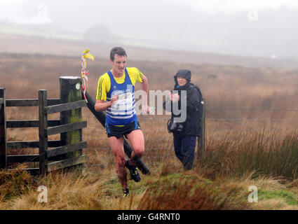 Sport - birreria Daleside Auld Lang Syne gara Foto Stock