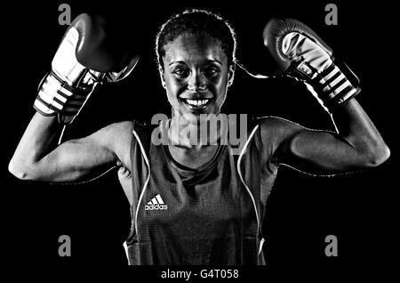 Olimpiadi - Londra 2012 Boxing e tavolo da ping pong Test Events Photocall - Excel Arena Foto Stock