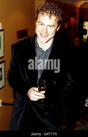 Attore Sam West, figlio di Timothy West al Cafe Royal di Londra per il BIFA (British Independent Film Awards). Foto Stock