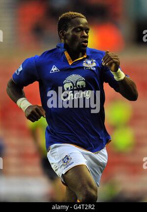 Calcio - Barclays Premier League - Sunderland contro Everton - Stadio di luce. Louis Saha, Everton Foto Stock