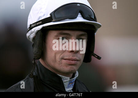 Corse ippiche - riunione di Capodanno - Caccia Nazionale - Ippodromo di Doncaster. Denis o'Regan, Jockey Foto Stock