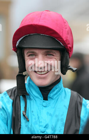 Corse ippiche - riunione di Capodanno - Caccia Nazionale - Ippodromo di Doncaster. Richard McLernon, Jockey Foto Stock