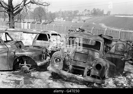 Automobilismo - vetture demolite funzione - Londra Foto Stock