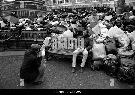 Politica - Scioperi - Inverno di malcontento Foto Stock