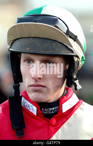 Horse Racing - Weekday Racing - Wetherby Racecourse Foto Stock