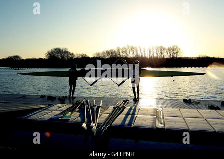 Canottaggio - Team GB il giorno di addestramento - Caversham Foto Stock