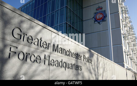 Visione generale della nuova sede della polizia di Greater Manchester a Manchester. Foto Stock