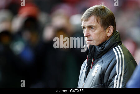 Calcio - Barclays Premier League - Liverpool / Stoke City - Anfield. Kenny Dalglish, direttore di Liverpool, durante la partita della Barclays Premier League ad Anfield, Liverpool. Foto Stock