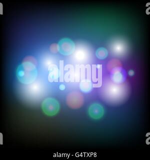 Abstract colorati con sfondo bokeh effetto, vettore di stock Illustrazione Vettoriale