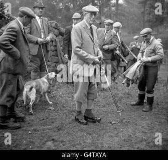 Le riprese - Caccia al gallo cedrone - Earl di Swinton station wagon, Yorkshire Foto Stock