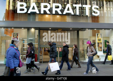 Barratts Store - Londra Foto Stock