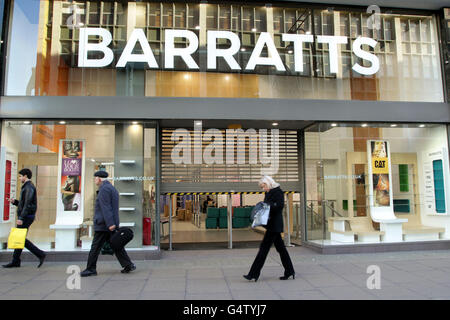 Barratts Store - Londra Foto Stock
