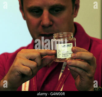 Sport - Funzione antidoping Foto Stock