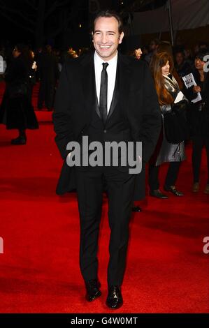 Jean Dujardin in arrivo per il London Critics' Circle Film Awards 2012, presso la BFI Southbank, Belvedere Road, Londra. Foto Stock