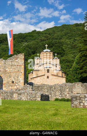 Monastero Ravanica in Serbia Foto Stock