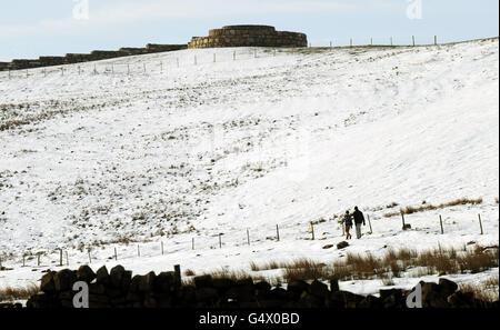 Inverno meteo 29 Gennaio Foto Stock